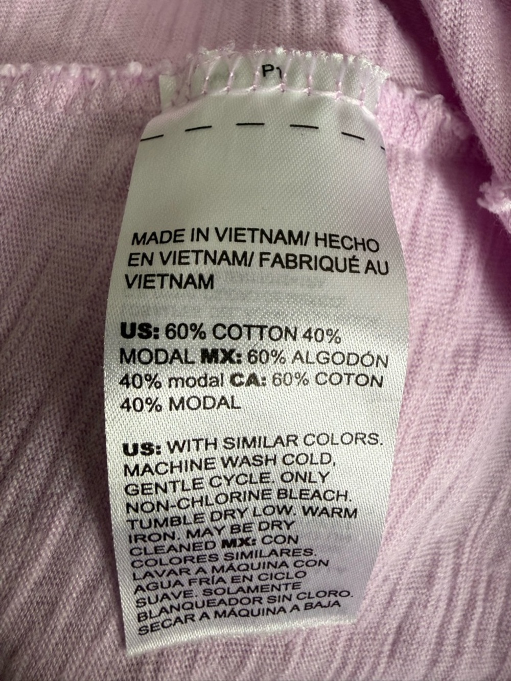 Pink Chico’s V-Neck 3/4 Sleeve Top - Picture 5 of 5